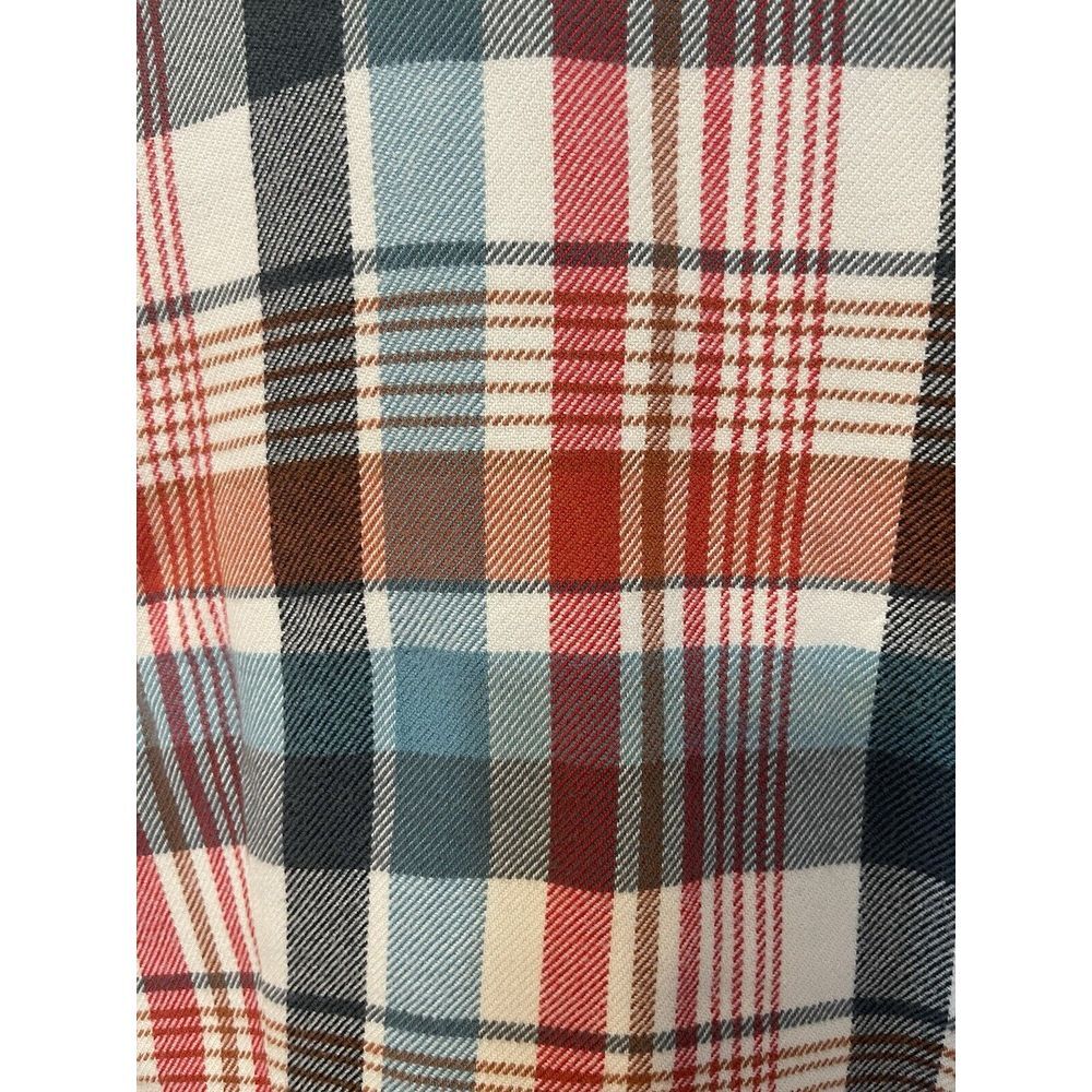 Patagonia Plaid Button-Down Shirt in Red, Blue, Cream - Picture 7 of 8